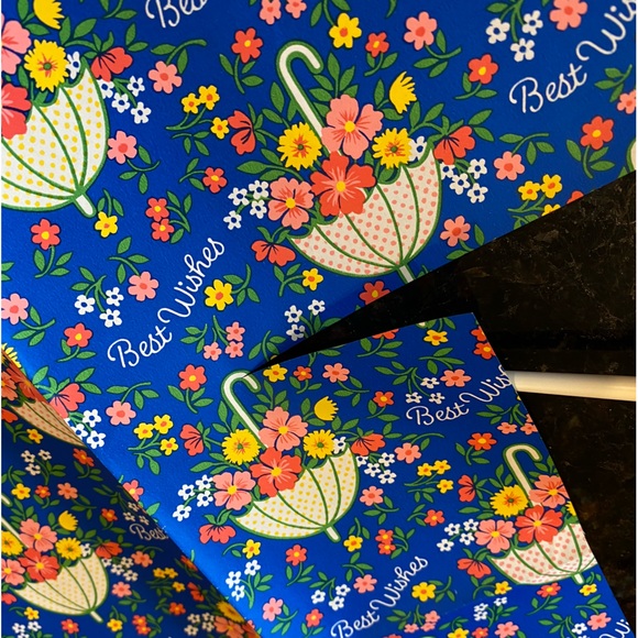 Vintage 1979 HALLMARK Bridal Shower Gift Wrap - Picture 3 of 4